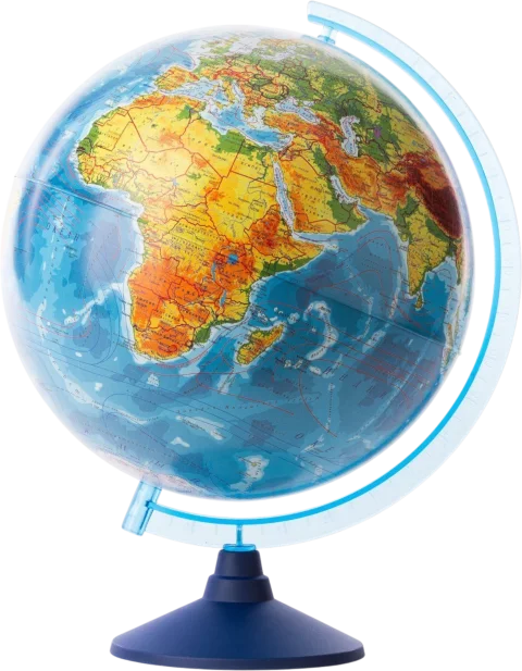 Глобус Globen Земли физический Ве013200262 (с подсветкой)
