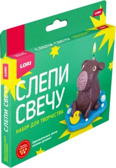 Набор для изготовления свечей Lori Слепи свечу. Капибара / Пз/С-022 — фото 6