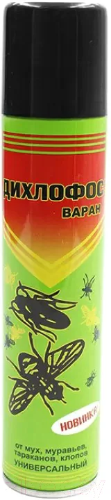 Аэрозоль от насекомых Варан Дихлофос 03.04.241.12/6-167 (200мл)