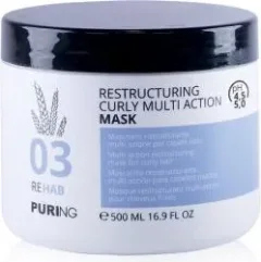Маска для волос Puring 03 Rehab Restructuring Curly Multiaction Mask Реструктурирующая (500мл) — фото 3