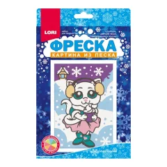 Набор для творчества Lori Фреска. Белоснежная кошечка / Пз/ф-040 — фото 1