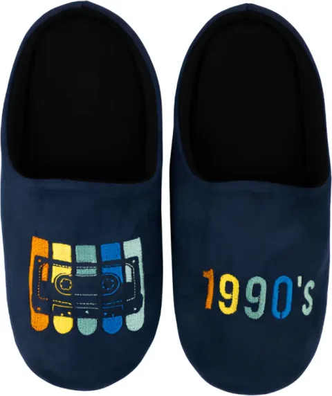 Тапочки домашние HOME Line 04Т-129 (р.40-41, 1990's, темно-синий)