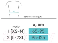 Бандаж абдоминальный Tonus Elast Грыжевый / 0511-01 (р.1, бежевый) — фото 2