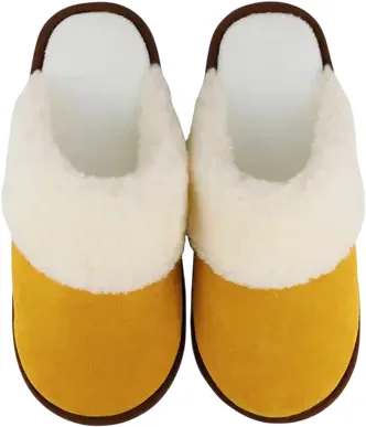 Тапочки домашние HOME Line 05Т-532 (р-р 39-40, однотонный, горчичный)