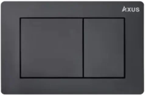 Кнопка для инсталляции Axus 097LB Slim (черный)