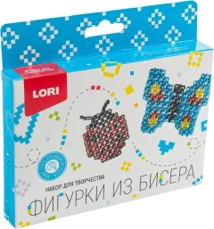 Набор для плетения Lori Фигурки из бисера. Божья коровка, бабочка / Бис-099 — фото 9