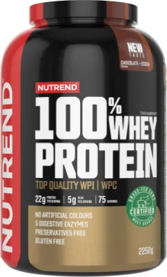 Протеин Nutrend 100% Whey Protein (2.25кг, шоколад/какао) — фото 5