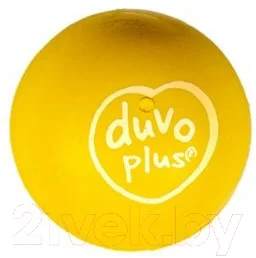 Игрушка для собак Duvo Plus Мяч резиновый / 10153 (желтый)