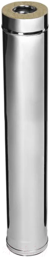 Труба вытяжная Ferrum 1.0м 430/0.5мм Ф80x160 / f4016