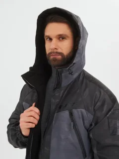 Костюм для охоты и рыбалки Huntsman Горка Люкс -10°C Серый Breathable (р.56-58/170-176) — фото 6