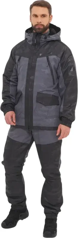 Костюм для охоты и рыбалки Huntsman Горка Люкс -10°C Серый Breathable (р.52-54/182-188)