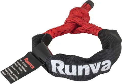 Шакл буксировочный Runva 10мм / FS10mm0.45m (0.45м, красный)