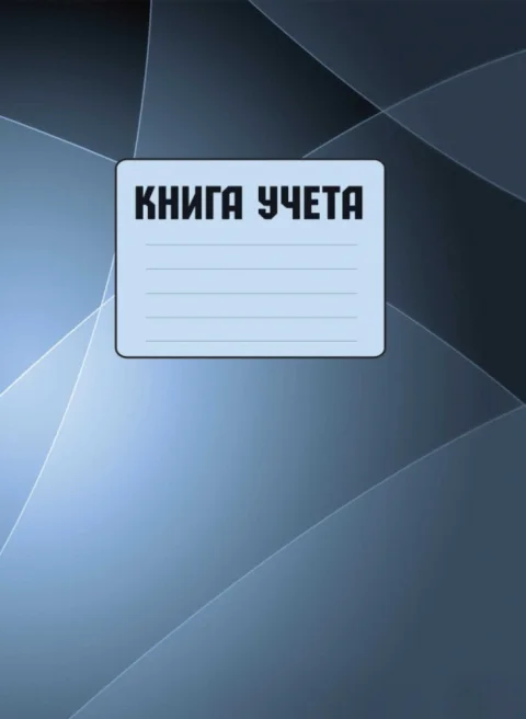Книга учета Колор 11с001/2443/2499/2570 (100л., серый/голубой)