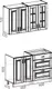 Кухонный гарнитур Интермебель Бостон-1 1.2 (акация белая) — фото 6