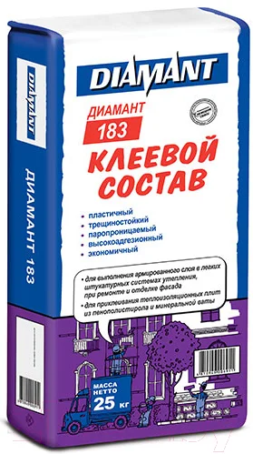 Клей для теплоизоляционных плит Diamant ПМ КС 1 183 (25кг)