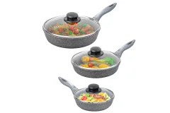Набор сковородок Elan Gallery Гармония вкуса / 120575+3 (серый мрамор) — фото 4