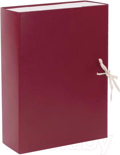 Коробка архивная Brauberg 122805 (бордовый)