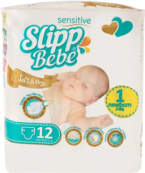 Подгузники детские Slipp Bebe №1 2-5кг (12шт)