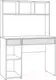 Письменный стол Mobi Комфорт 12.77 F (белый PE шагрень) — фото 5