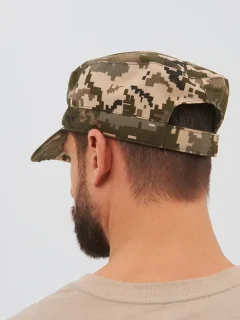 Бейсболка для охоты и рыбалки Huntsman Охотник Светлый пиксель 128/2 (р.58-60) — фото 5