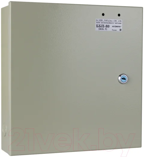 ИБП AccordTec 12В 8А / ББП-80 (металл серый)