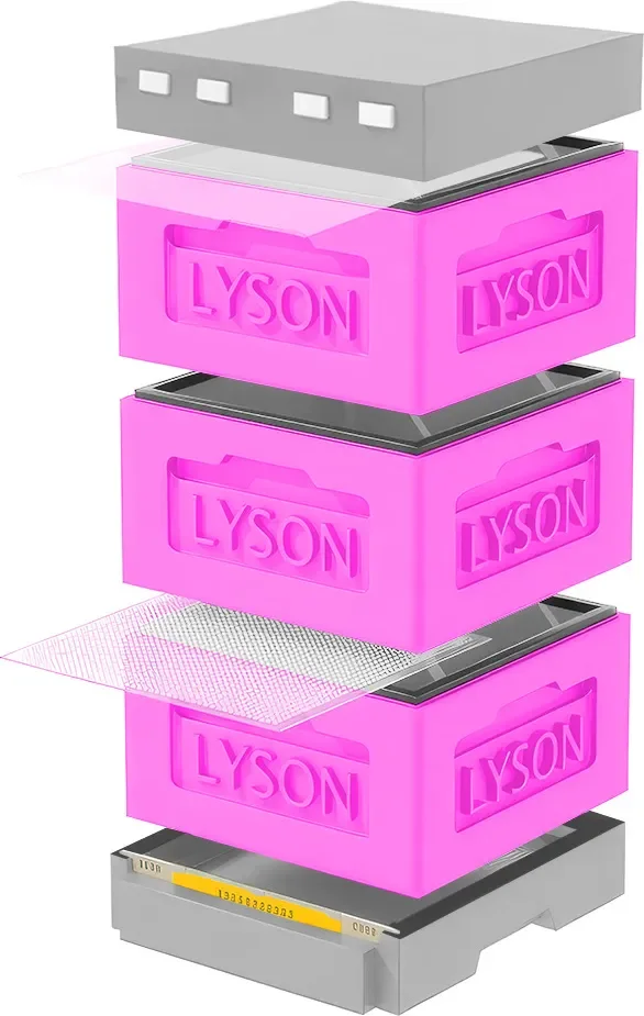 Улей Lyson Рута На 12 Рамок / KR123PG (розовый/серый)