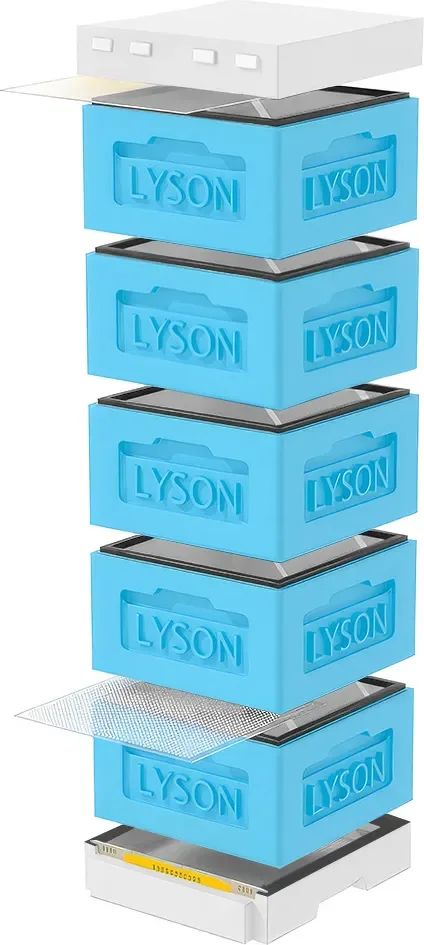 Улей Lyson Рута На 12 Рамок / KR125BW (синий/неокрашенный)