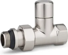 Клапан запорный Varmega Прямой 1/2" / VMDV04-510404 (матовый никель) — фото 6