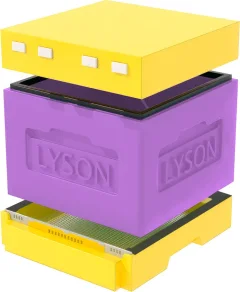 Улей Lyson Дадан На 12 Рамок / WT60 (фиолетовый/желтый) — фото 1