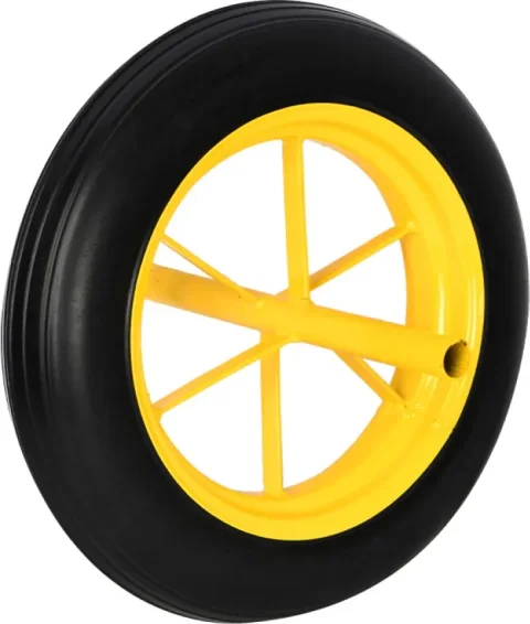 Колесо для тачки Deli 14"х4.00 / EDL437065T (полиуретановое)