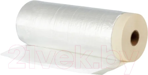 Пленка строительная Unibob С малярной лентой 1.4x33м / 49696