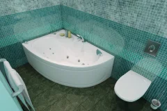 Ванна акриловая Triton Кайли 150x100 R Базовая Flat (с гидромассажем) — фото 5