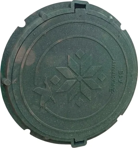 Люк канализационный Сандкор А15 15кН (зеленый)