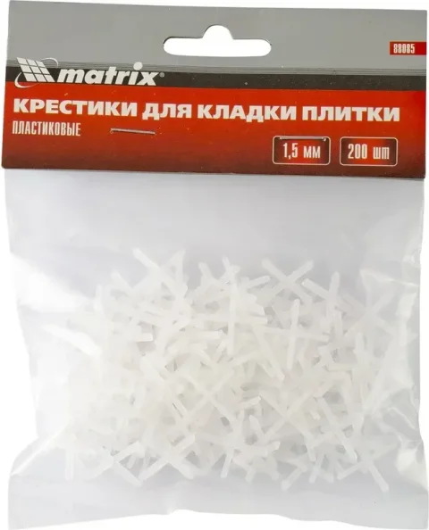 Крестики для укладки плитки Matrix 1.5мм / 88085 (200шт)