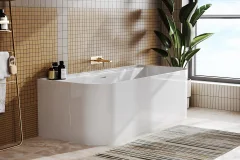 Ванна из искусственного камня Belux Атланта ВА-1700 (18, белый матовый/Solid Surface) — фото 3