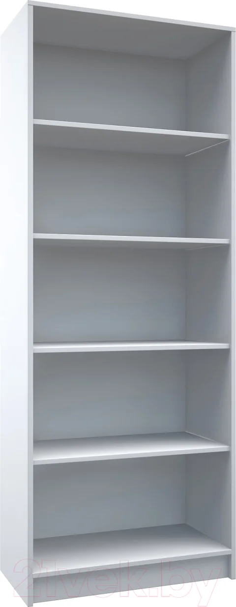 Стеллаж МДК СЛШ1 широкий открытый 780x370x2000 (белый)