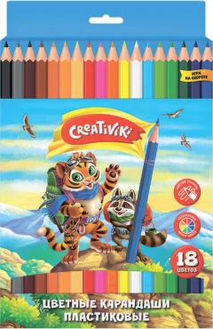 Набор цветных карандашей Creativiki ЦКП18КР (18цв) — фото 1