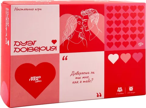 Настольная игра Мемограм Дуэт доверия 18+