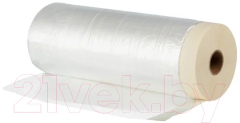 Пленка строительная Unibob С малярной лентой 1.8x33м / 49695