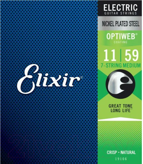 Струны для электрогитары Elixir Strings 19106 11-59 7