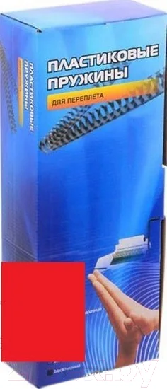 Пружины для переплета Office Kit 19мм / 20204734-100 (100шт, красный)