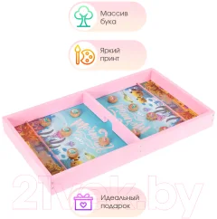 Настольная игра Mega Toys Морской бой большой для девочек / 19505 — фото 3