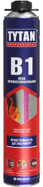Пена монтажная Tytan Professional В1 огнестойкая (750мл) — фото 9