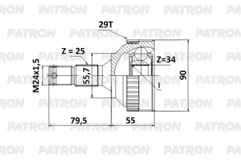 ШРУС Part-One 1CV055