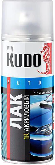 Лак автомобильный Kudo Акриловый 1К / KU9010 (520мл)