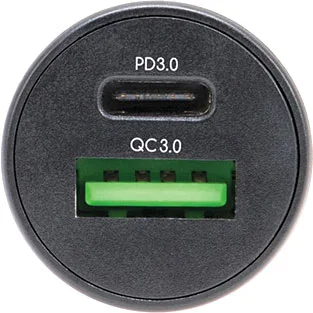 Переходник для автоакустики Alca 1USB+TypeC 12В / 510550