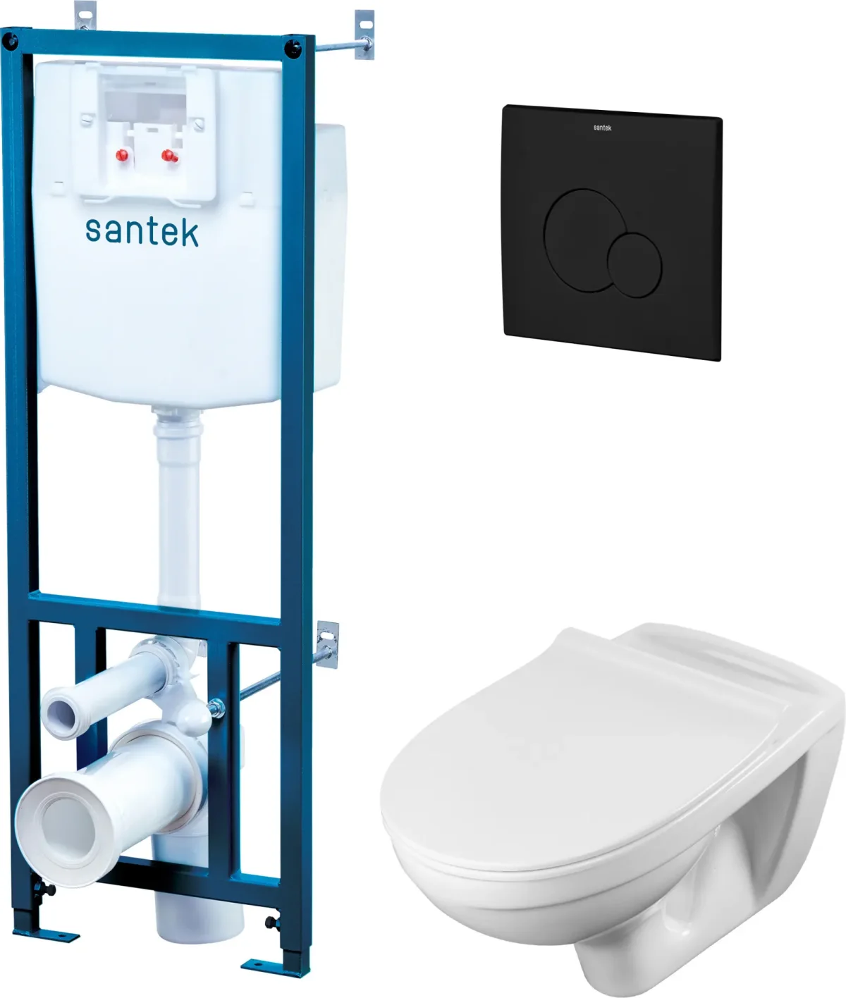 Унитаз подвесной с инсталляцией Santek Борель 1WH501775