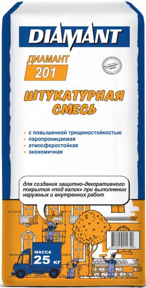 Штукатурка декоративная Diamant 201 (25кг)