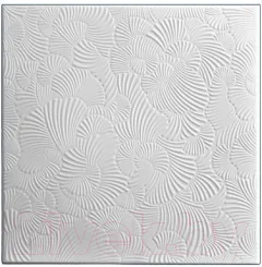 Потолочная плита SOLID С2054 из экструдированного пенополистирола (500x500, 8шт, белый) — фото 1