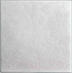 Потолочная плита SOLID С2054 из экструдированного пенополистирола (500x500, 8шт, белый) — фото 3